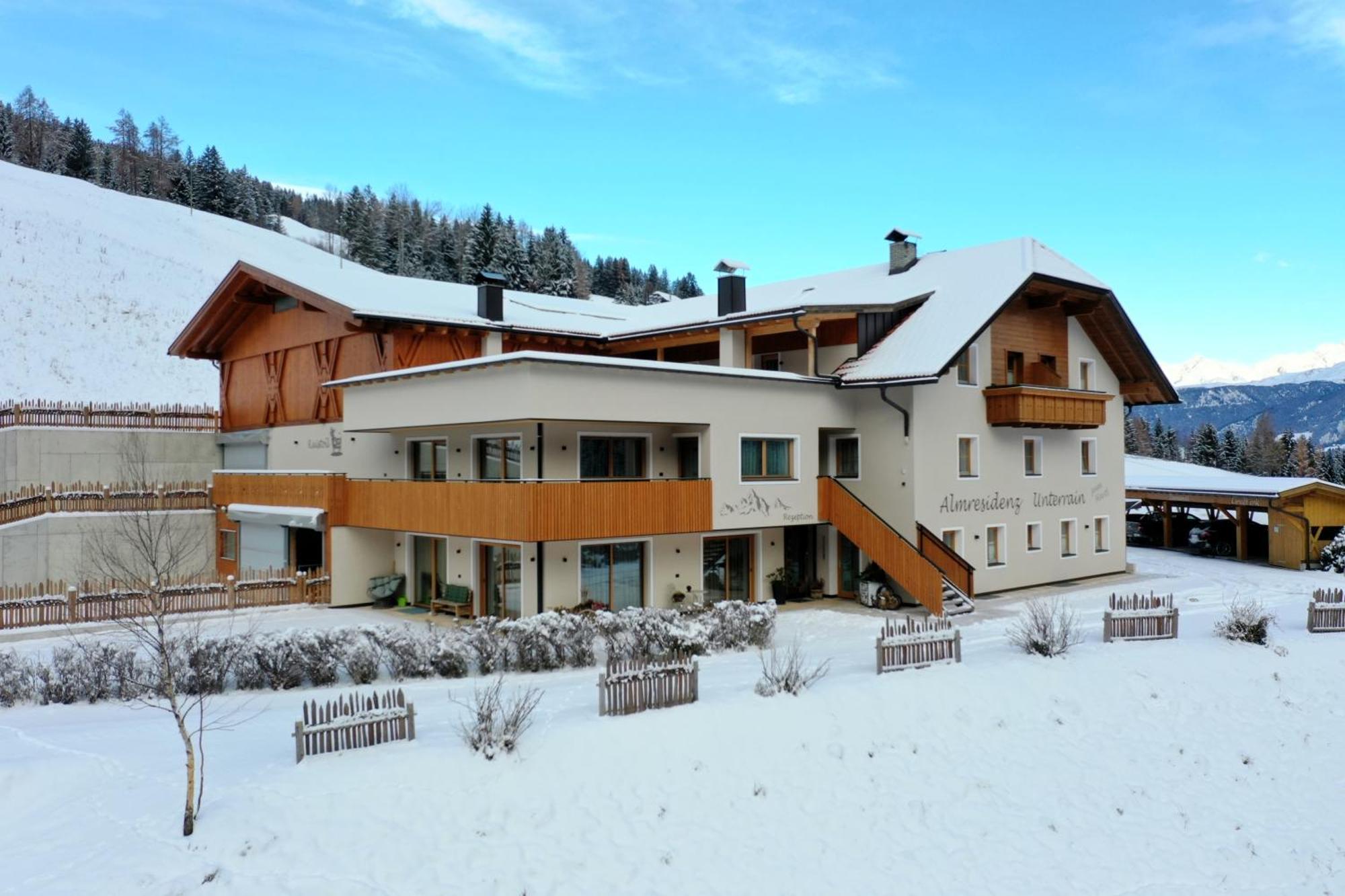 Almresidenz Unterrain -1 Km By Car Distance Ski Slopes Kronplatz Olang Exterior photo